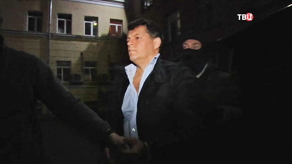 Задержанный украинский шпион Роман Сущенко