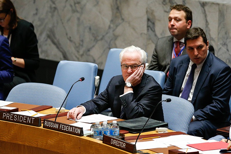 Постоянный представитель России в ООН Виталий Чуркин  