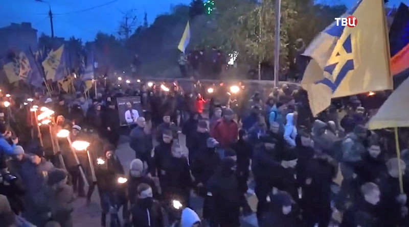 Акция протеста на Украине 