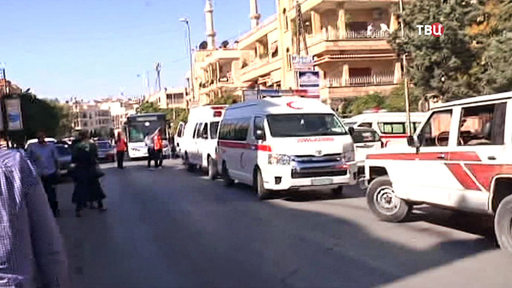 Машины скорой помощи в Сирии