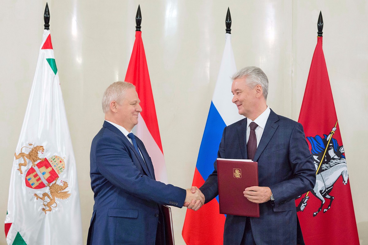 Подписание программы сотрудничества между Правительством Москвы и Мэрией Будапешта на 2016–2019 годы