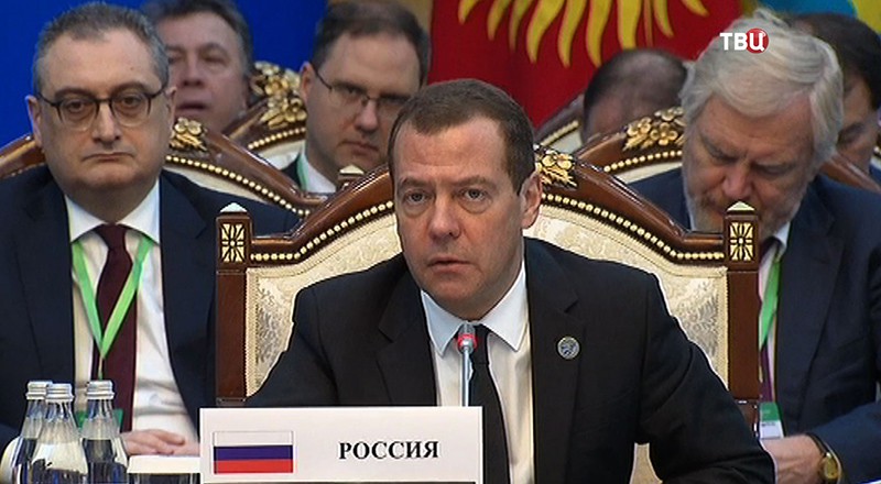 Дмитрий Медведев на заседании Совета глав правительств Шанхайской организации сотрудничества