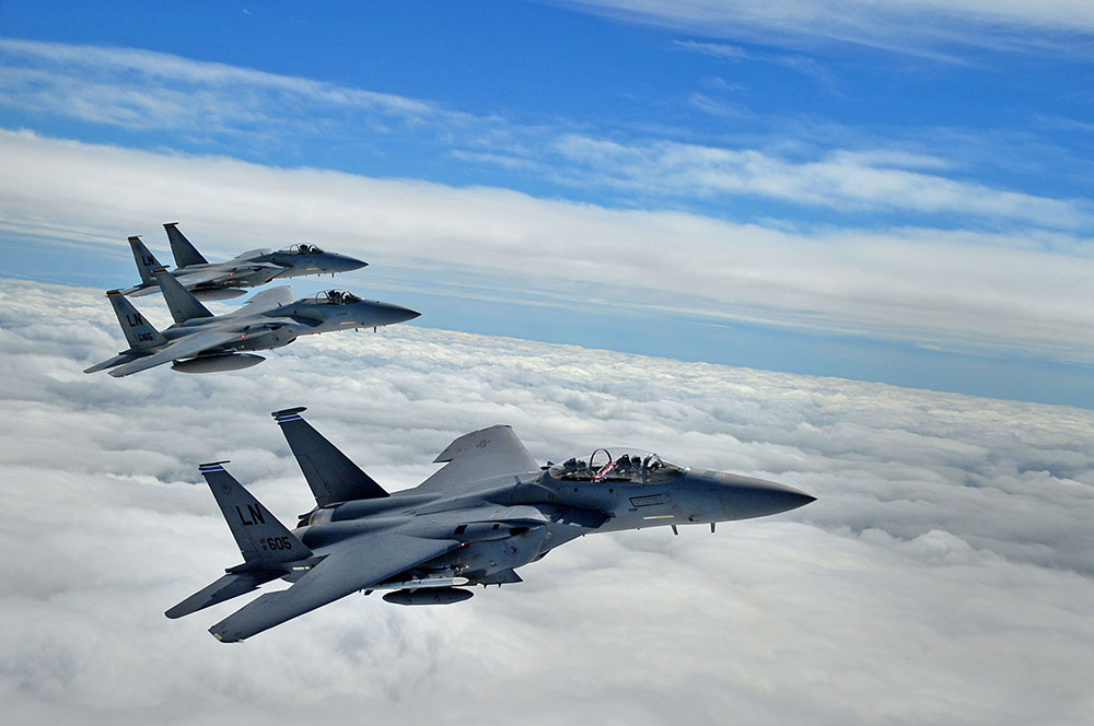 Самолеты F-15C ВВС США