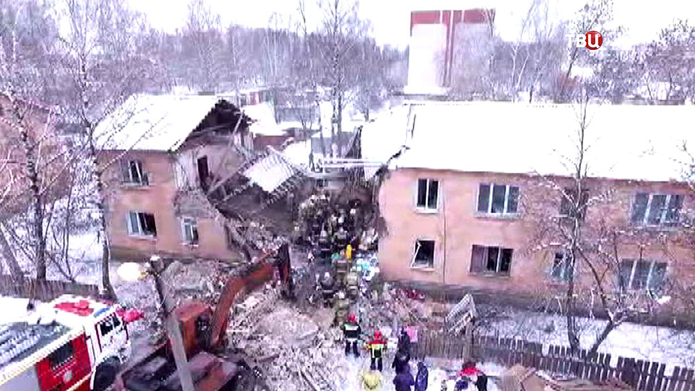 Последствия взрыва газа в Иваново