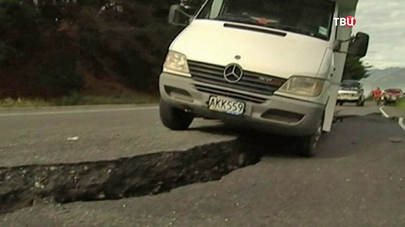 Последствия землетрясения в Новой Зеландии