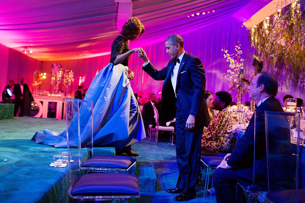 Барак и Мишель Обама в Белом доме