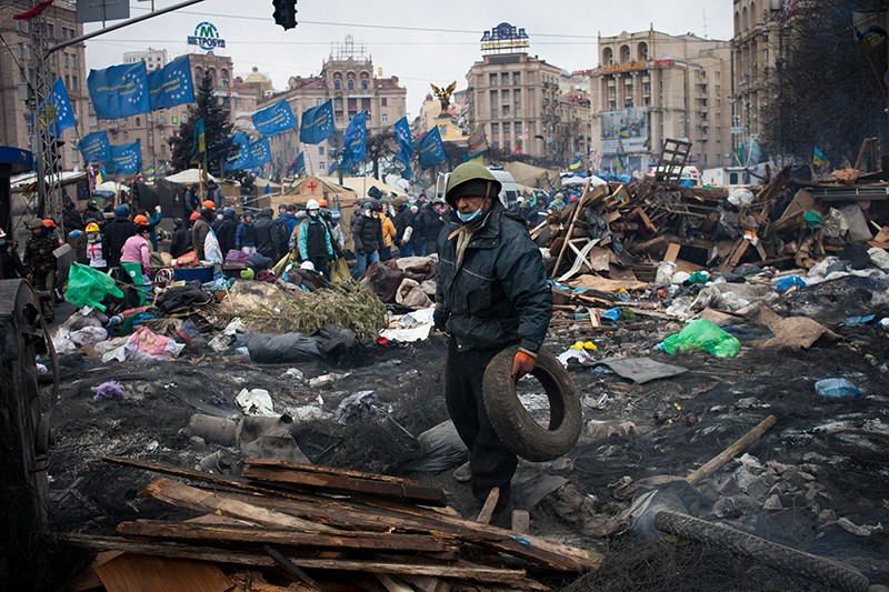 Евромайдан в Киеве. Февраль 2014 год