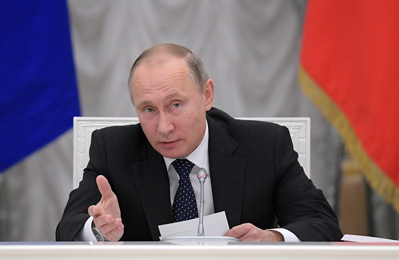 Президент РФ Владимир Путин на заседании Совета по науке и образованию в Кремле