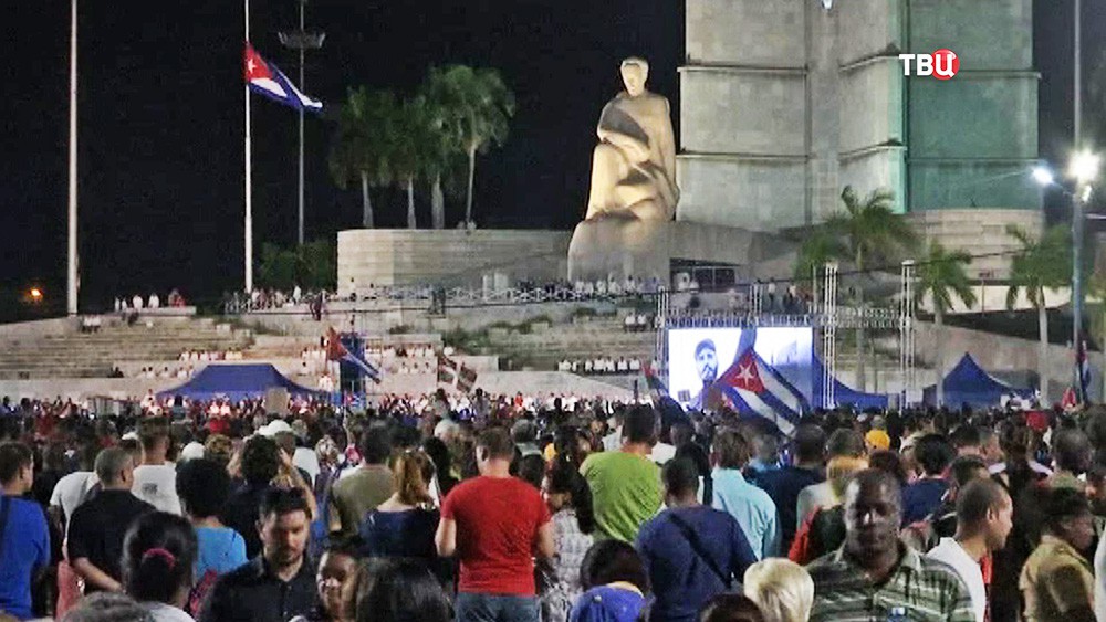 Церемония прощания с Феделем Кастро