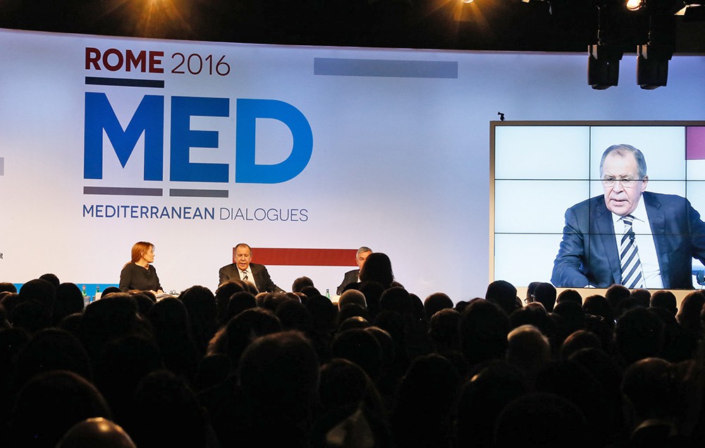 Выступление главы МИД России Сергея Лаврова на конференции "Средиземноморье: римский диалог"