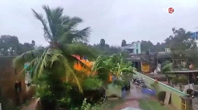 Ураган в Индии