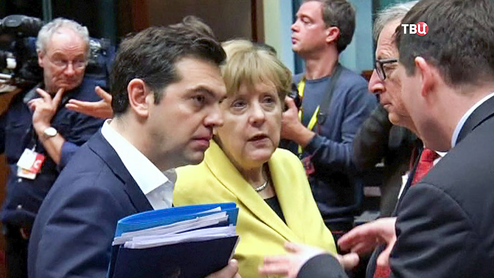 Алексис Ципрас и Ангела Меркель