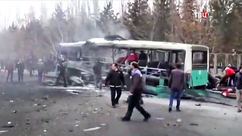 Взрыв автобуса в Турции