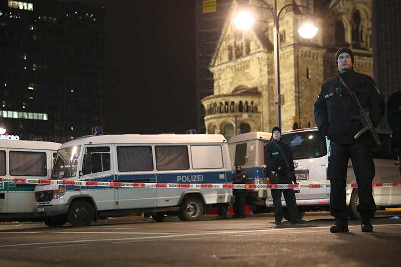 Полиция Германии на месте происшествия 