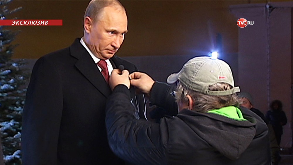 Владимир Путин во время записи новогоднего обращения 