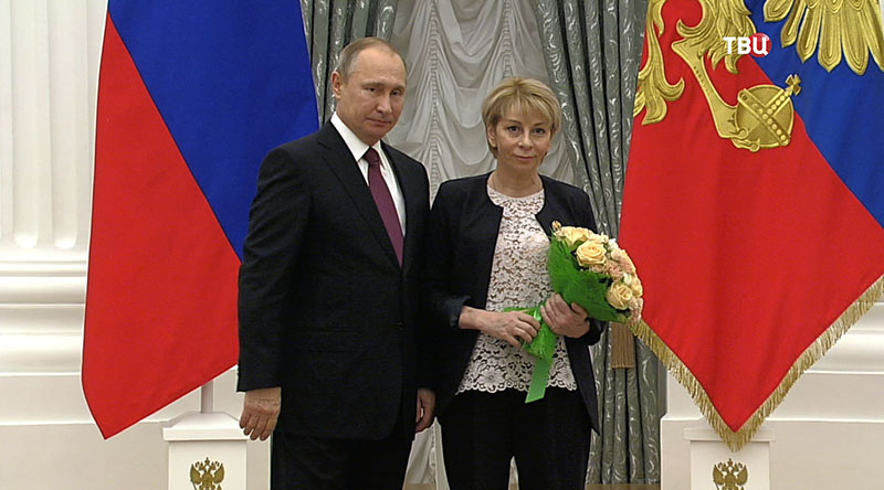 Елизавета Глинка и Владимир Путин