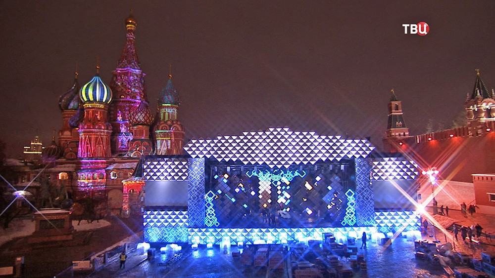 Новогодний концерт на Красной площади