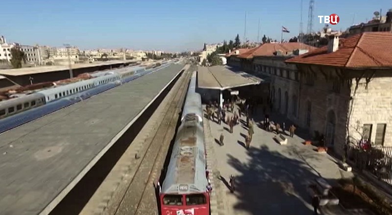 Железнодорожный вокзал в Алеппо