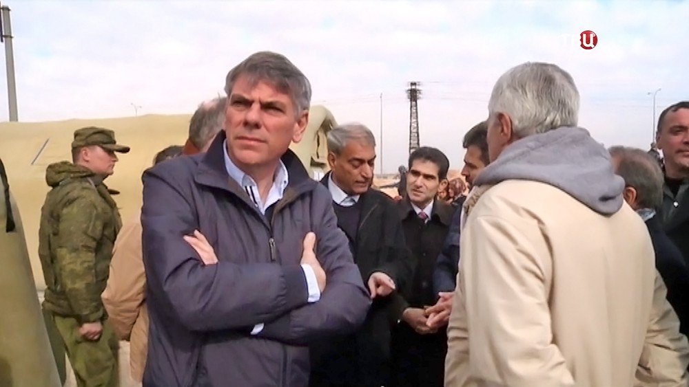 Бельгийские депутаты в лагере для беженцев в Сирии