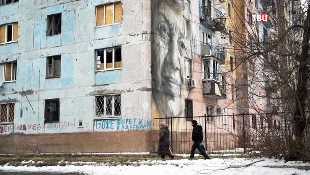 Последствия обстрел жилых районов Донбасса