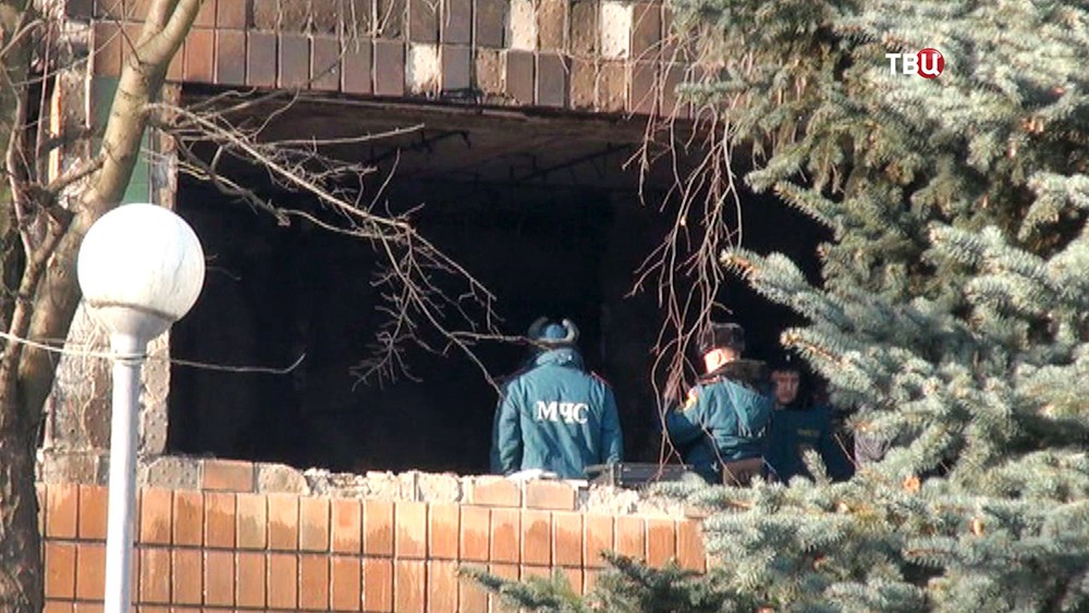 Место покушения на ополченца ДНР с позывным "Гиви"