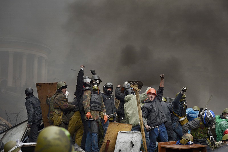 Беспорядки в Киеве. Февраль 2014 г.