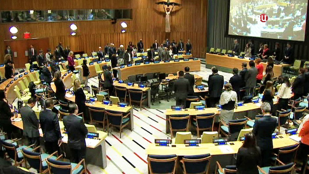Минута молчания на заседании в ООН в память о Виталии Чуркине