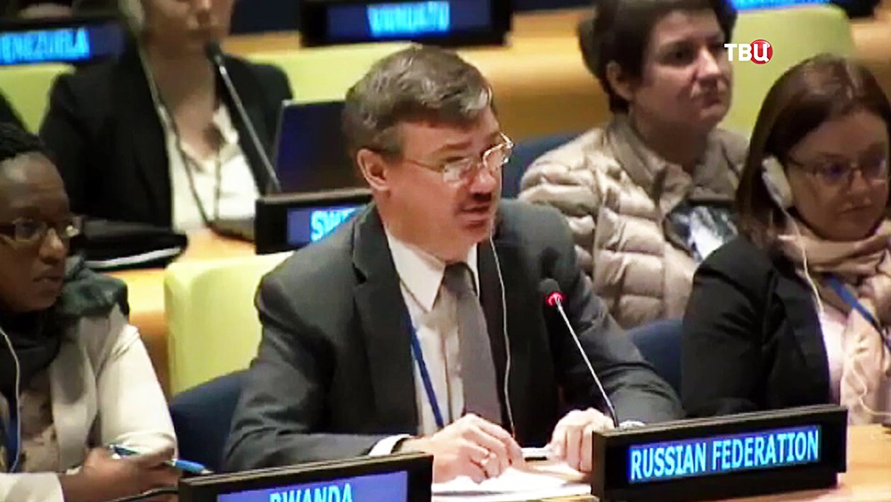 Заместитель постпреда России при ООН Пётр Ильичёв