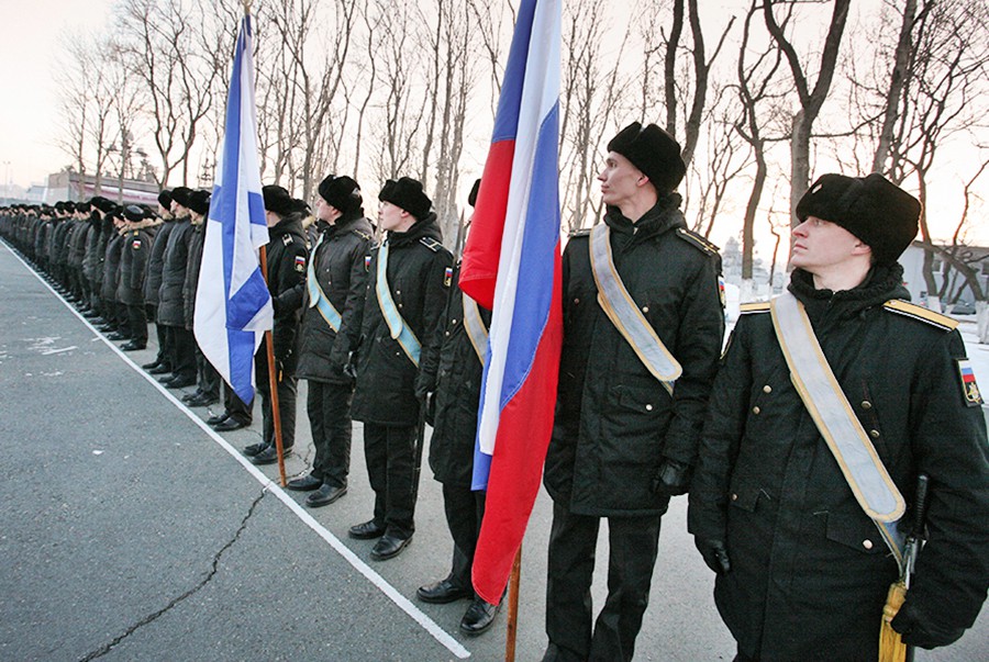 Военный парад во Владивостоке
