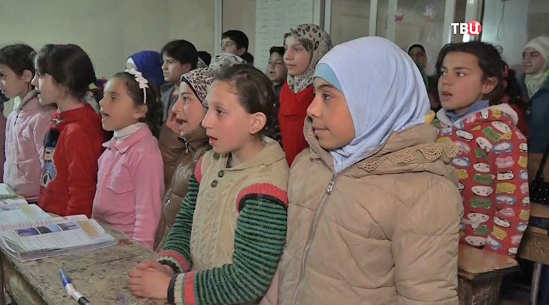 Сирийские школьники 