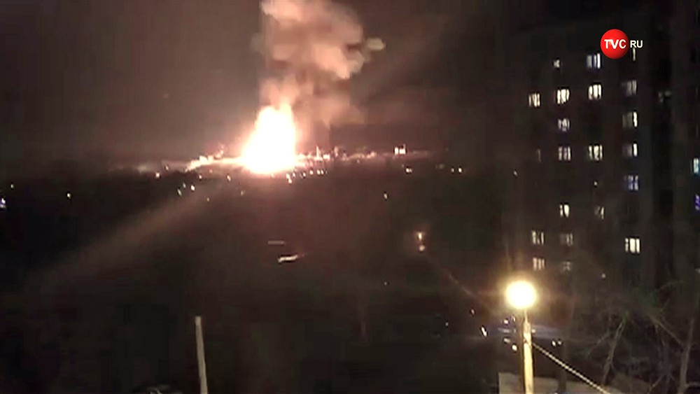 Пожар на пороховом заводе в Казани