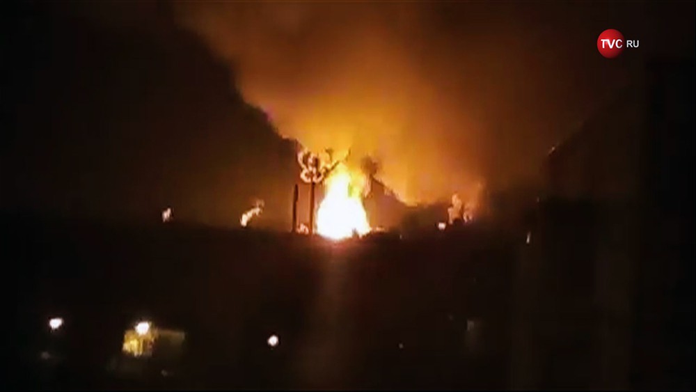 Пожар на пороховом заводе в Казани