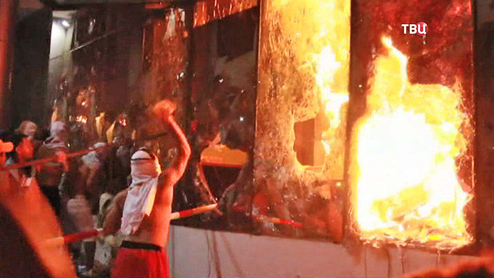Уличные беспорядки в Парагвае