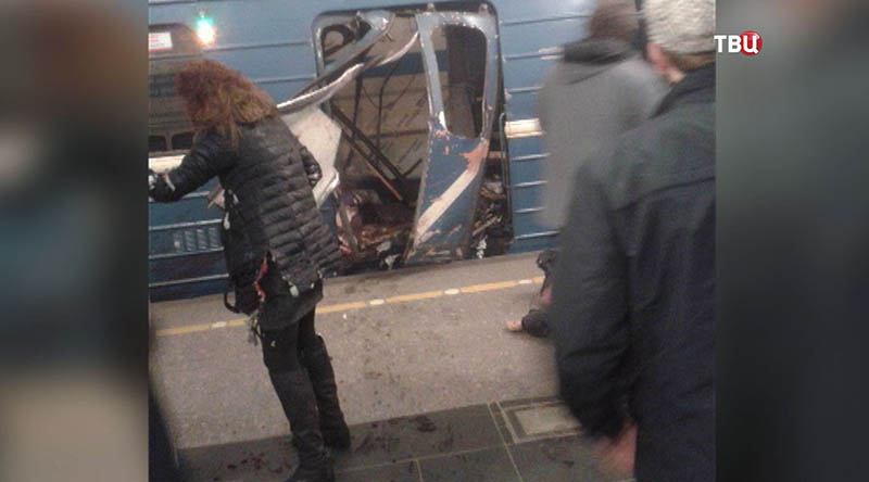 Взрыв в метро Санкт-Петербурга  