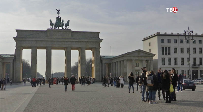 Бранденбургские ворота в Берлине 