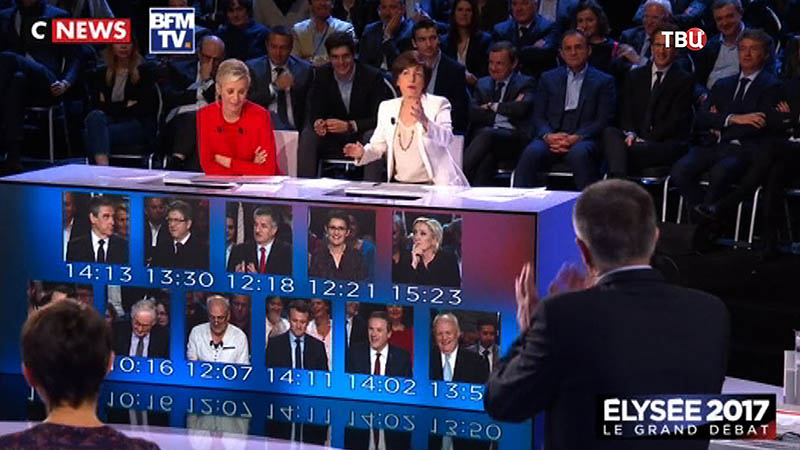 Теледебаты кандидатов во Франции