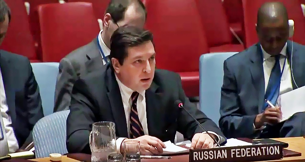 Заместитель постпреда России при ООН Владимир Сафронков