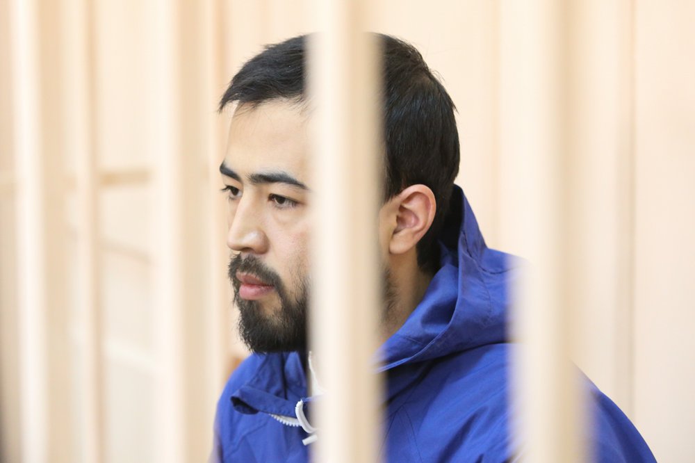 Избрание меры пресечения фигуранту дела о теракте в метро Санкт-Петербурга Акраму Азимову в Басманном суде