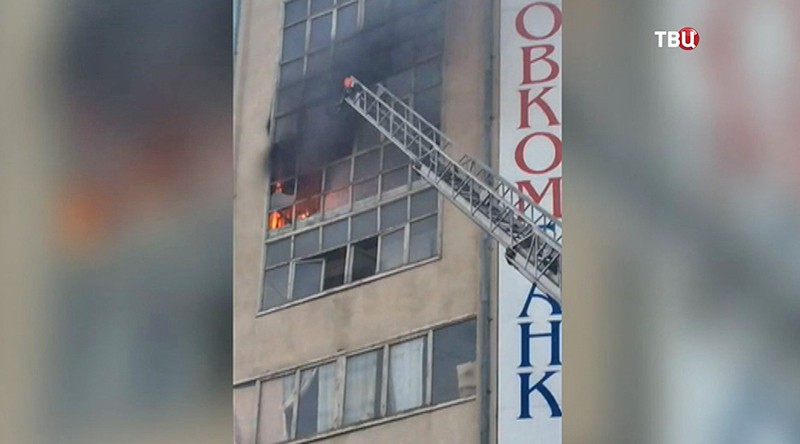 Пожар в Томске 