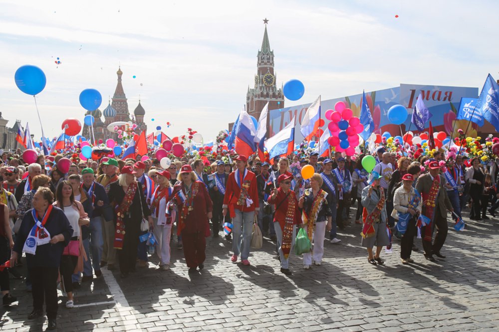 Москва 1 мая фото