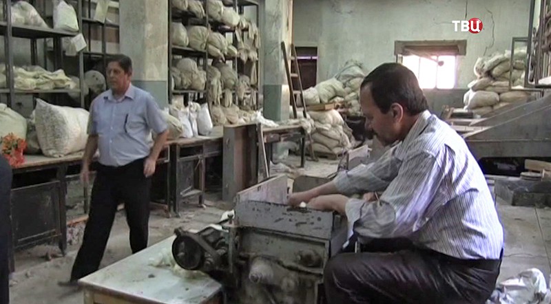 Фабрика по производству тканей в Сирии