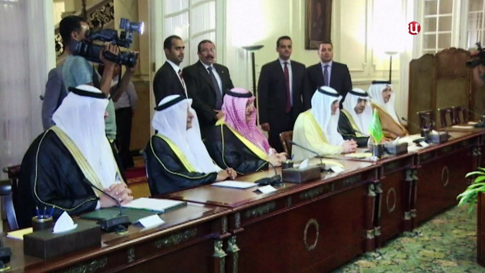 Представители Саудовской Аравии на переговорах