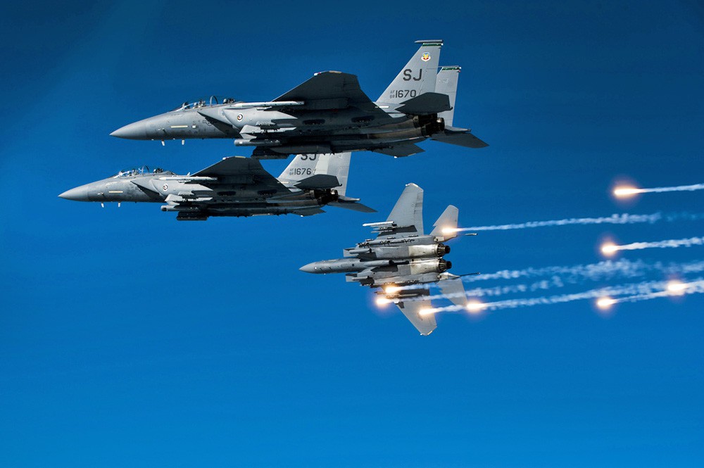 Истребители F-15E ВВС США
