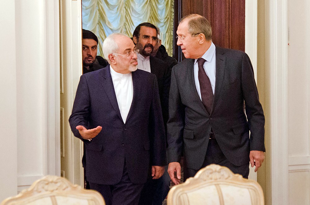 Глава МИД России Сергей Лавров и министр иностранных дел Ирана Мохаммад Джавад Зариф  