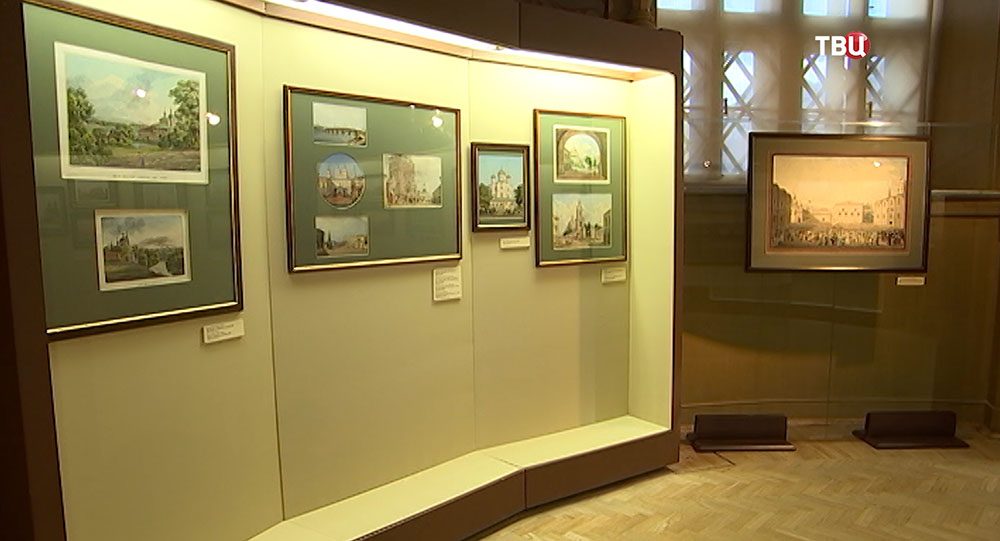 Выставка пейзажей старой Москвы в Историческом музее 