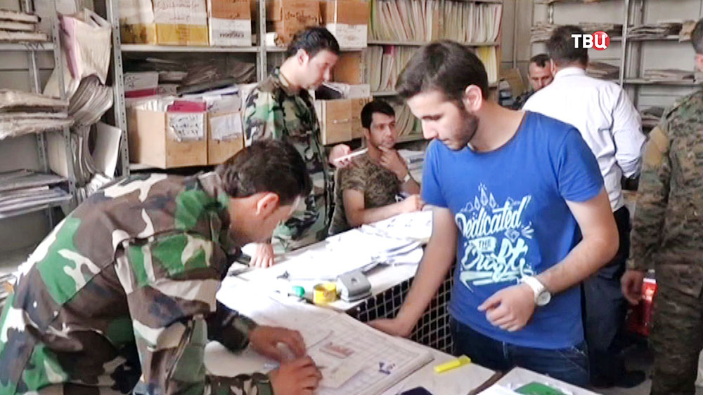 Новобранцы в Сирийской армии