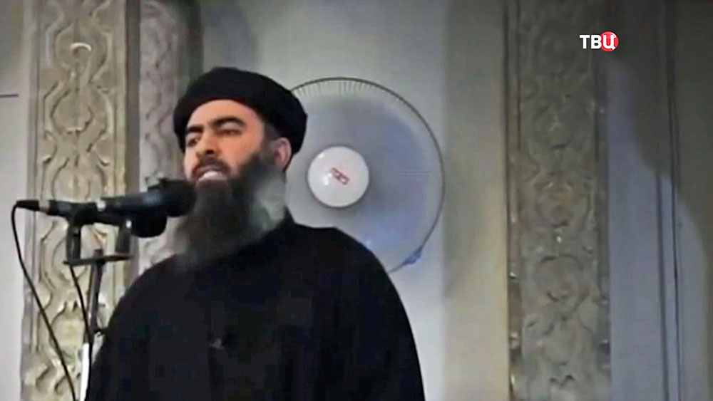 Лидер террористической организации ИГ Абу Бакр аль-Багдади
