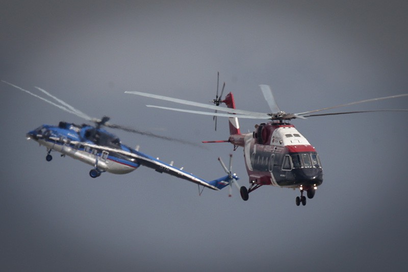 Вертолет Ми-171А2 и Ми-38 