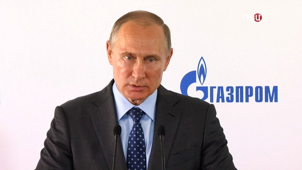 Владимир Путин на старте строительству Амурского газоперерабатывающего завода