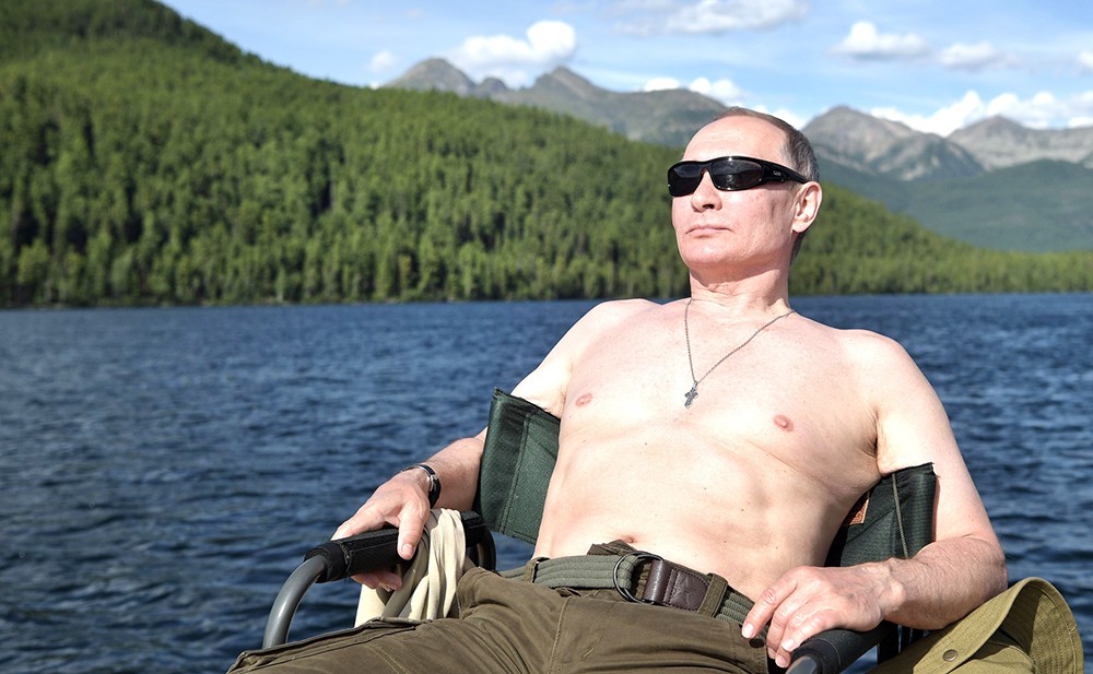 Владимир Путин отдыхает в Республике Тыва